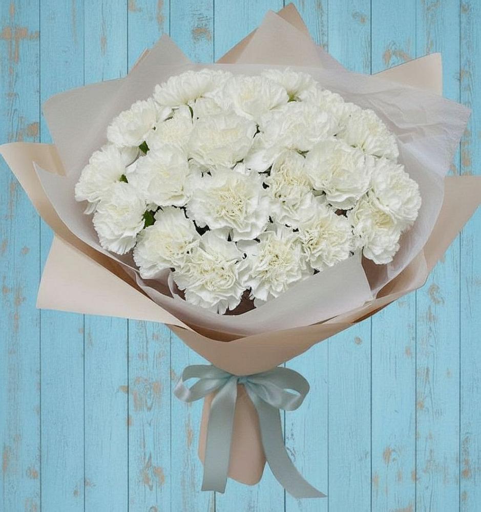 Букет цветов из: Гвоздики в Кировске Мурманской области