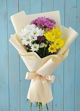 Букет цветов из:  Хризантемы #REPLACE_PRED# Кировске Мурманской области