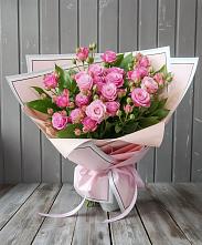 Букет Розовый кустик #REPLACE_PRED# Кировске Мурманской области