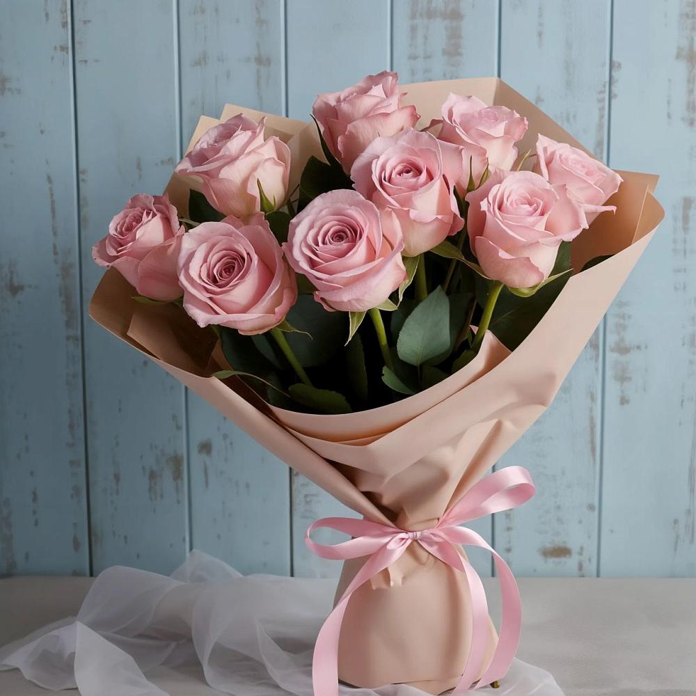 Букет цветов из: Розы в Кировске Мурманской области