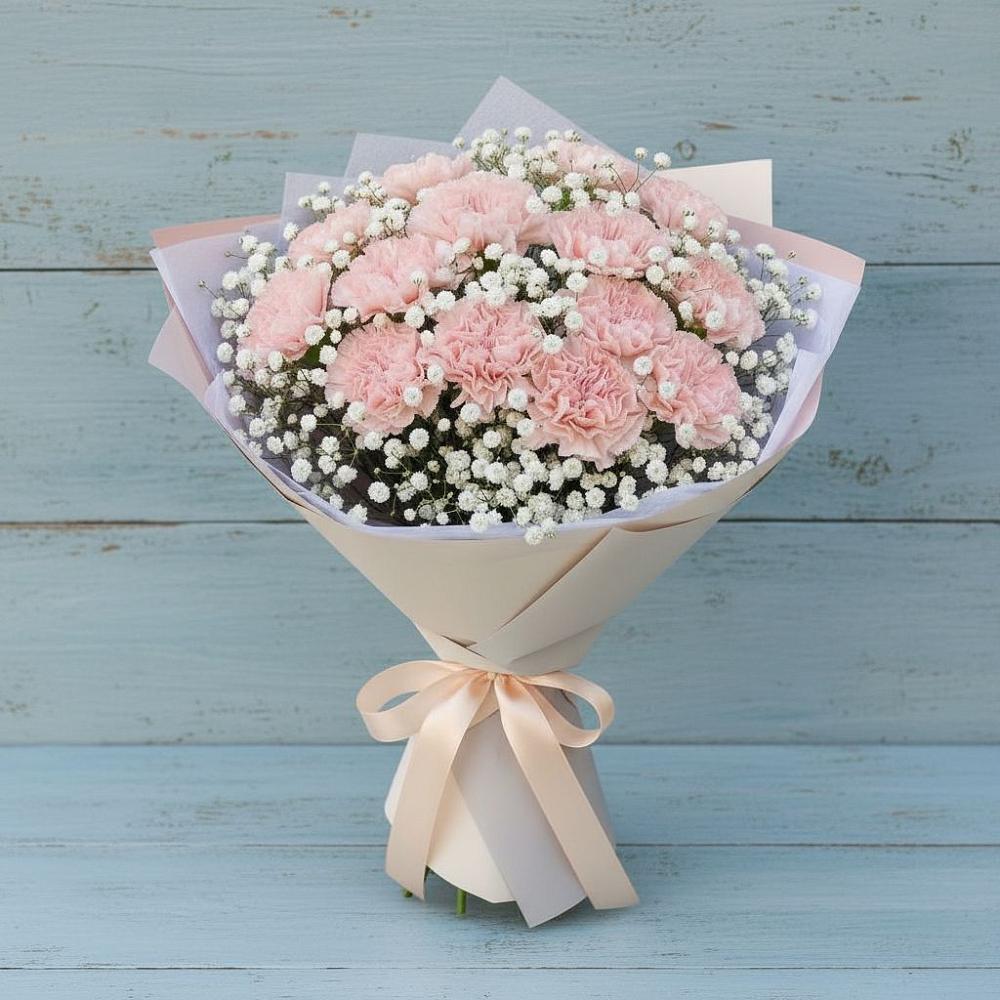 Букет цветов из: Гвоздики в Кировске Мурманской области