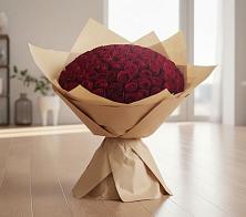 Букет 101 Красная роза в Кировске Мурманской области
