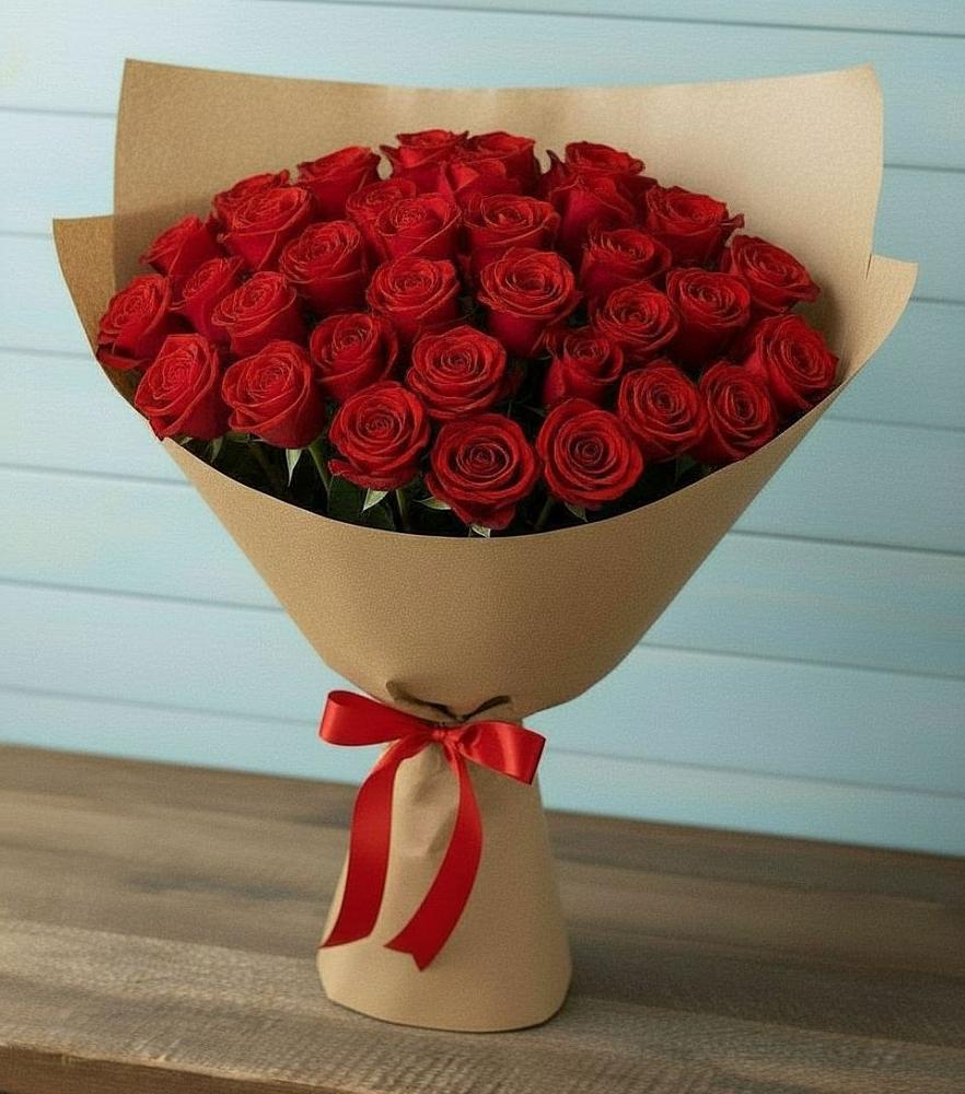 Букет Красные розы Милано в Кировске Мурманской области