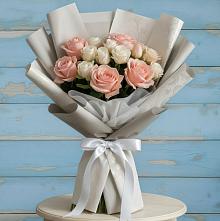 Букет цветов из:  Розы #REPLACE_PRED# Кировске Мурманской области