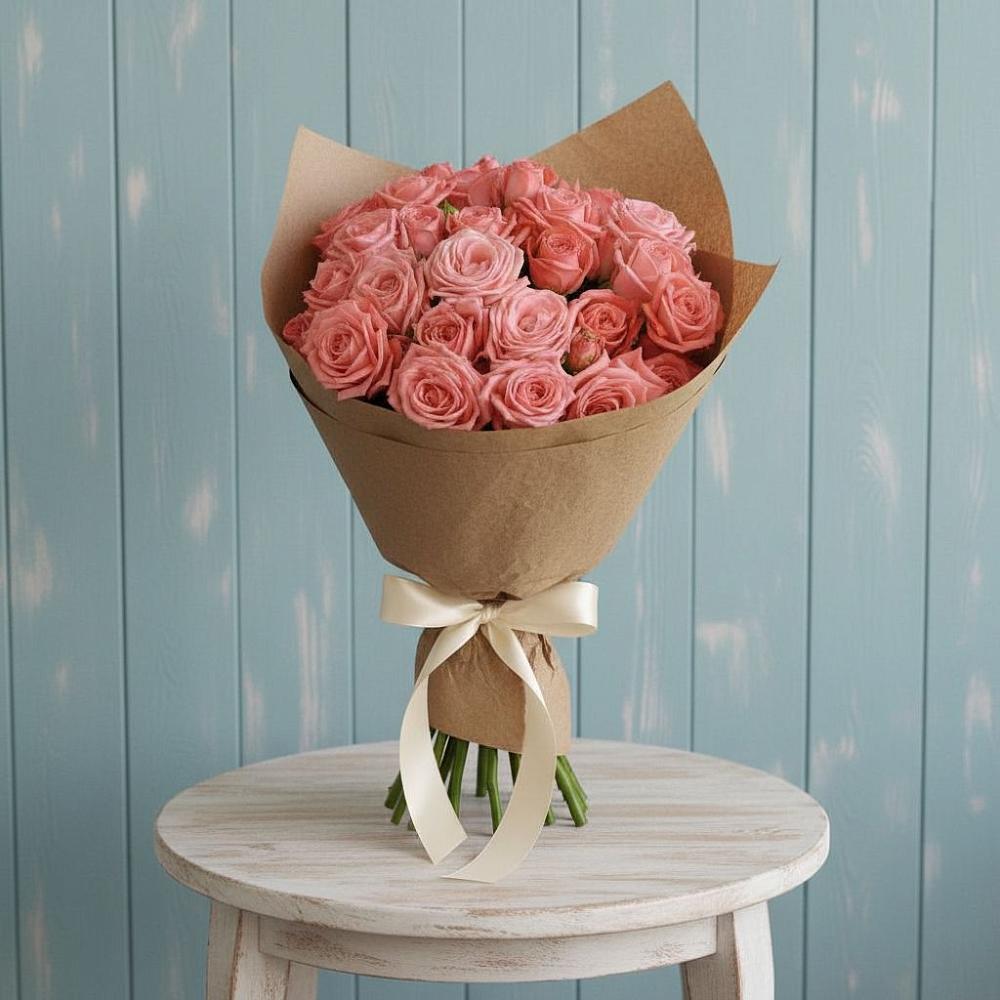 Букет цветов из: Розы в Кировске Мурманской области