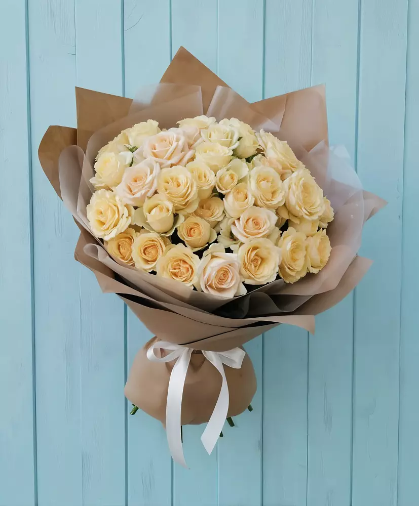 Букет Кремовое облако в Кировске Мурманской области